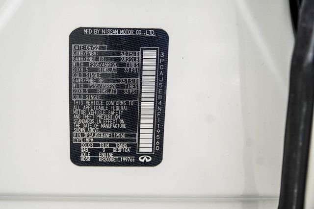 2022 INFINITI QX50 SENSORY AWD - 22955944 - 40