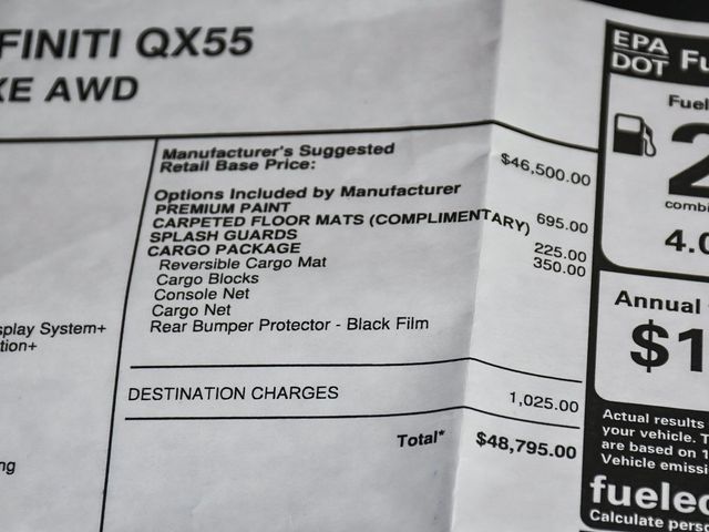 2022 INFINITI QX55 LUXE - 22951578 - 57