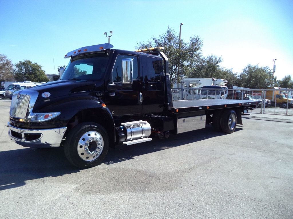 2022 International MV607 Extended Cab w/ 22' JerrDan Car Carrier 6 Ton Low Pro Wide Rollback - 22967462 - 2