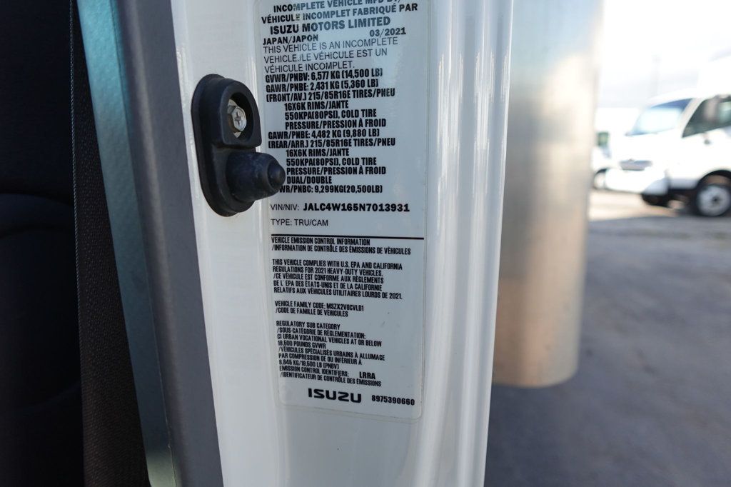 2022 Isuzu NPR HD (16ft Box w/ Lift Gate) - 22938146 - 61