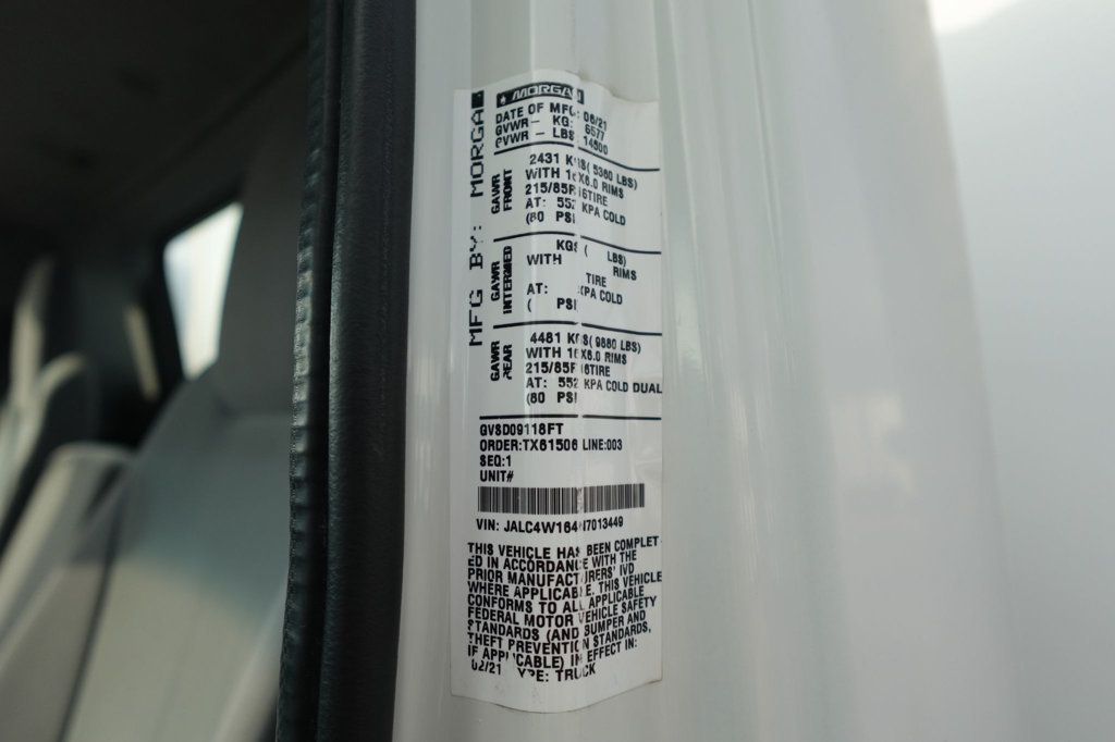 2022 Isuzu NPR HD (18ft Box w/ Lift Gate) - 22938530 - 63