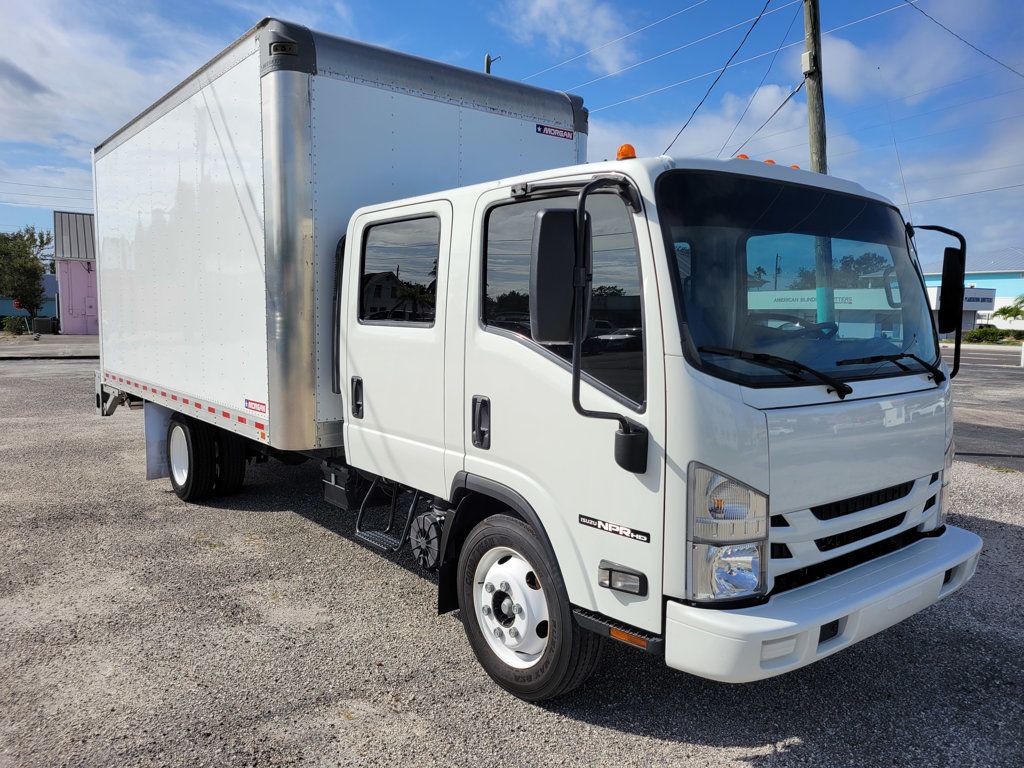 2022 Isuzu NPR HD CREW CAB BOX TRUCK 16' BOX DRW - 22635827 | Video 1
