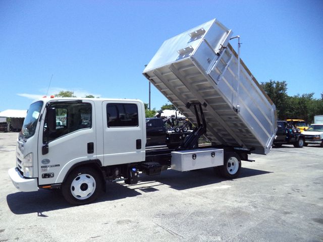 2022 Isuzu NPR HD CREW diesel w/ 14ft Landscape Body Aluminum dump Truck - 23044118 - 14