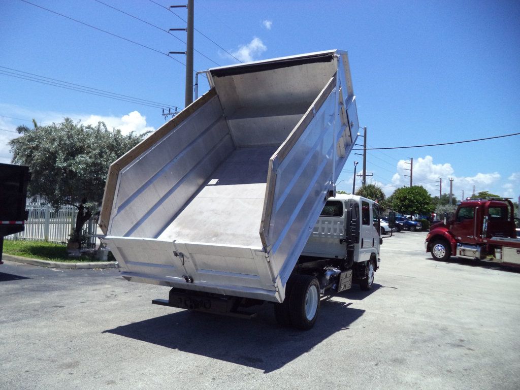 2022 Isuzu NPR HD CREW diesel w/ 14ft Landscape Body Aluminum dump Truck - 23044118 - 18