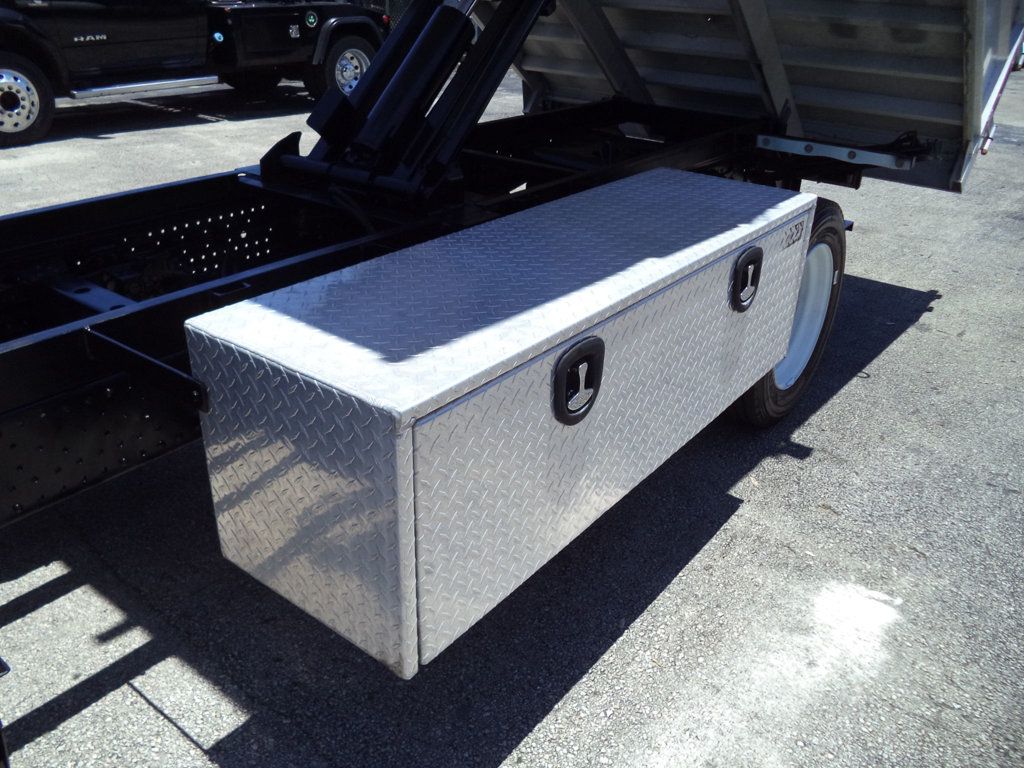 2022 Isuzu NPR HD CREW diesel w/ 14ft Landscape Body Aluminum dump Truck - 23044118 - 26