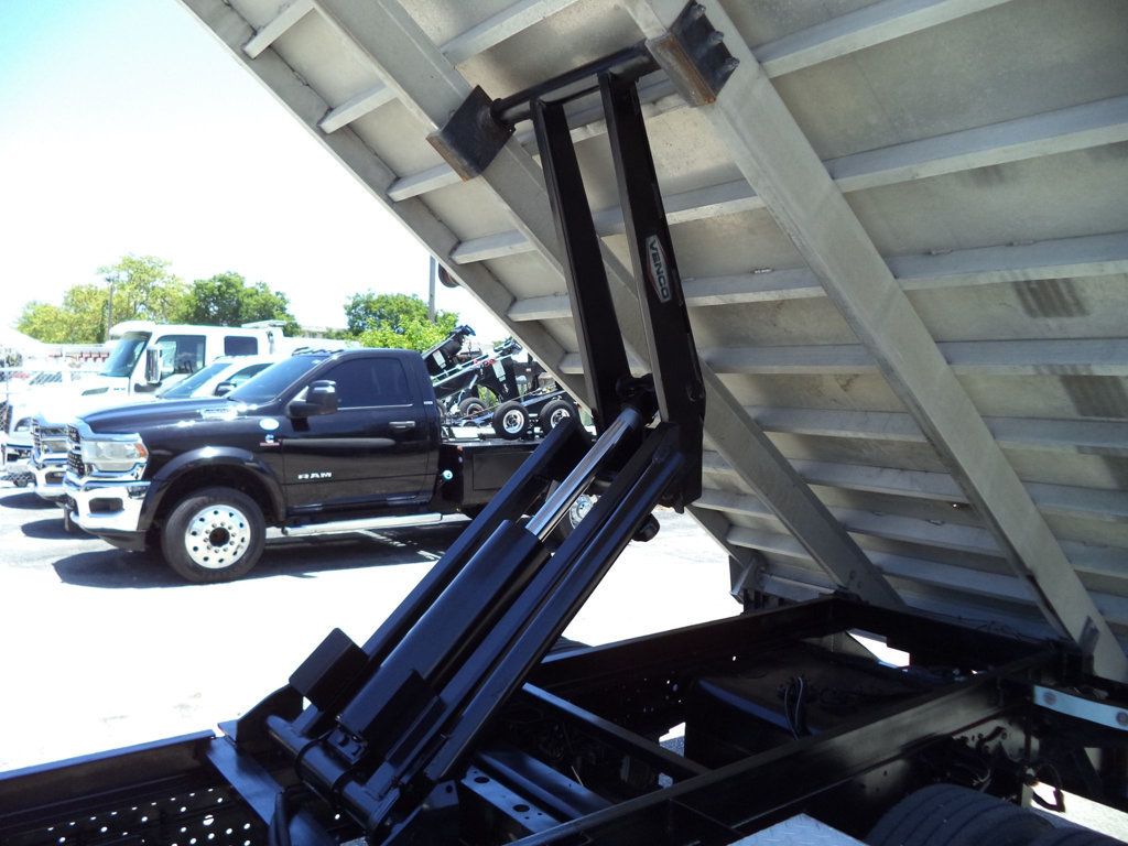 2022 Isuzu NPR HD CREW diesel w/ 14ft Landscape Body Aluminum dump Truck - 23044118 - 27