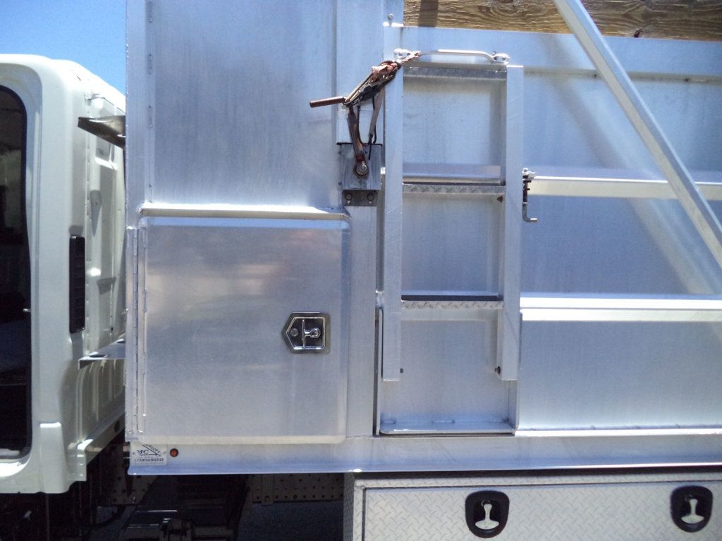 2022 Isuzu NPR HD CREW diesel w/ 14ft Landscape Body Aluminum dump Truck - 23044118 - 29