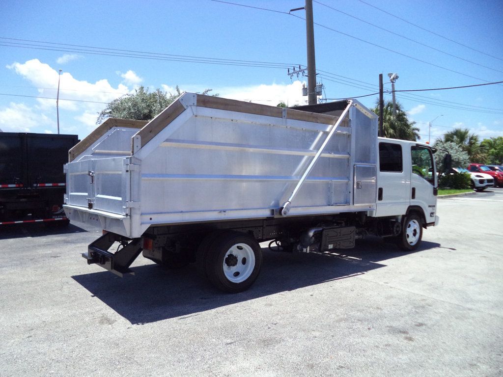 2022 Isuzu NPR HD CREW diesel w/ 14ft Landscape Body Aluminum dump Truck - 23044118 - 8