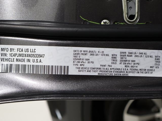 2022 Jeep Cherokee Limited 4x4 - 22946651 - 54