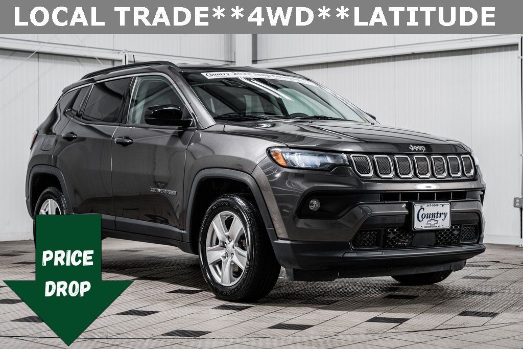 2022 Jeep Compass Latitude 4x4 - 22607226 - 0