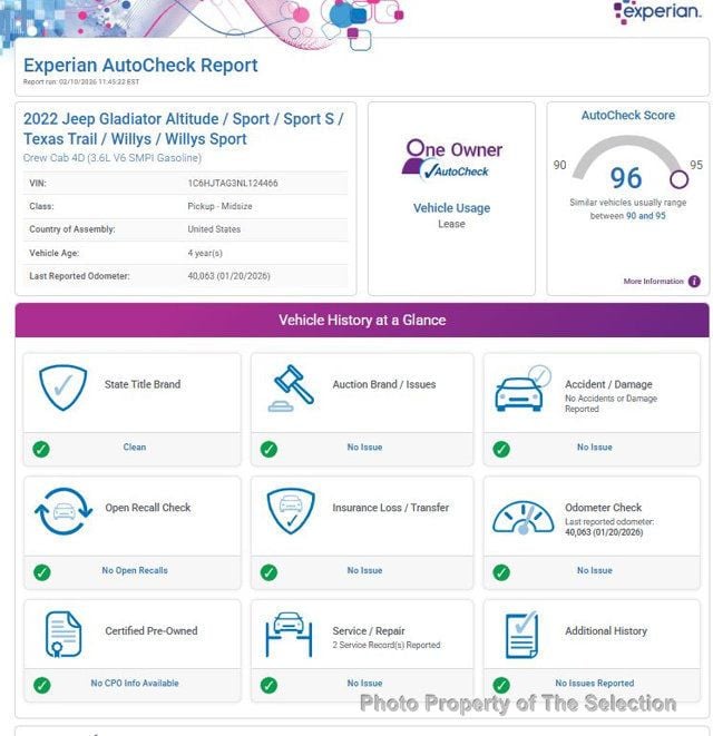 2022 Jeep Gladiator ALTITUDE 4X4 W/CUSTOMER PREFERRED PACKAGE 24T - 22983234 - 22