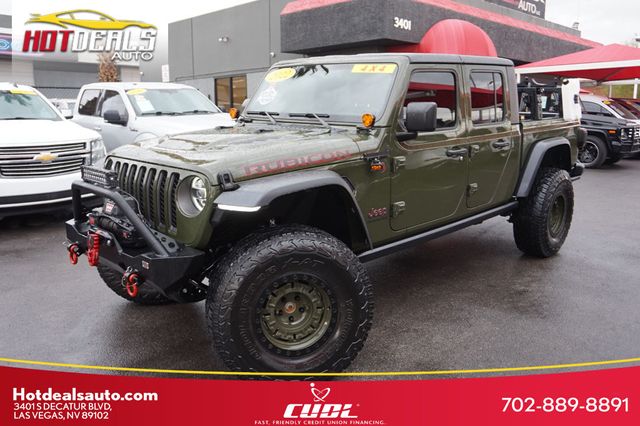 2022 Jeep Gladiator RUBICON, 4X4, PREMIUM WHEELS, ALL TERRAIN TIRES, LIFTED - 22964116 - 0