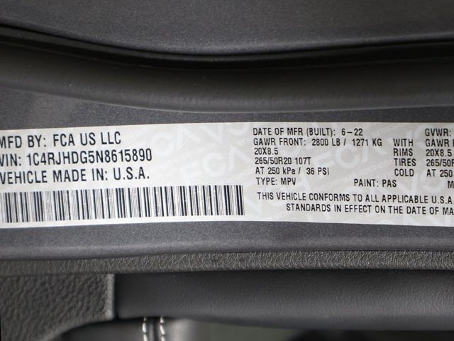 2022 Jeep Grand Cherokee Overland 4x4 - 22946655 - 69