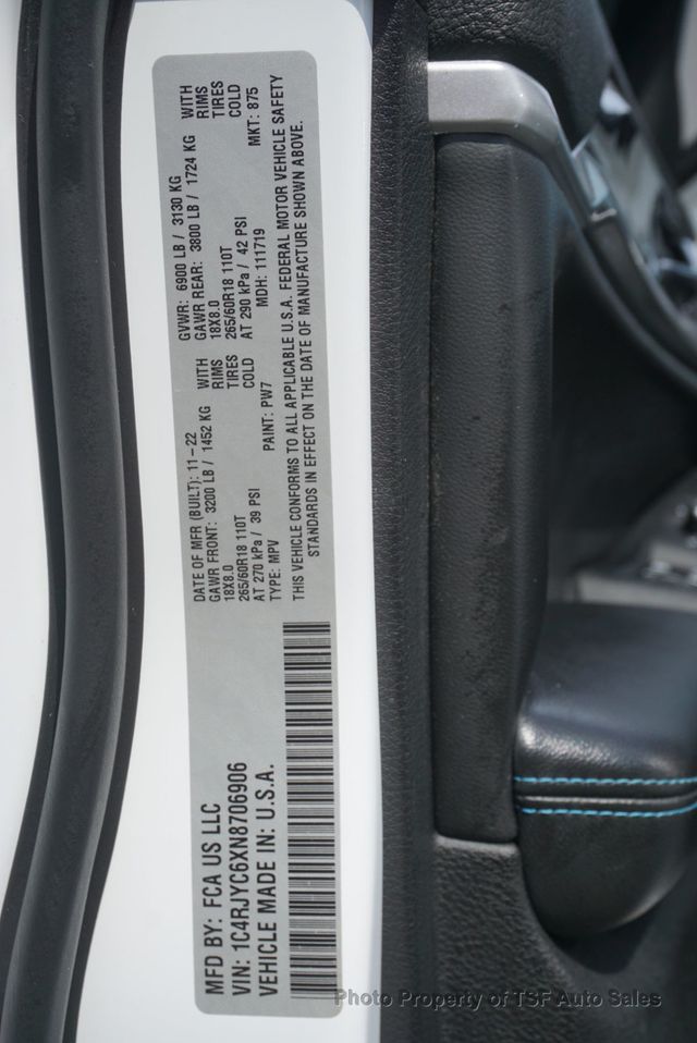 2022 Jeep Grand Cherokee 4xe Trailhawk 4x4 - 23061540 - 33