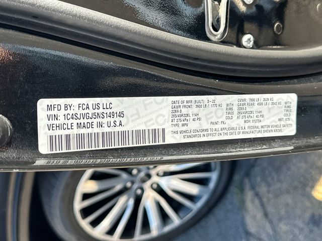 2022 Jeep Grand Wagoneer Series III 4x4 - 22950421 - 22