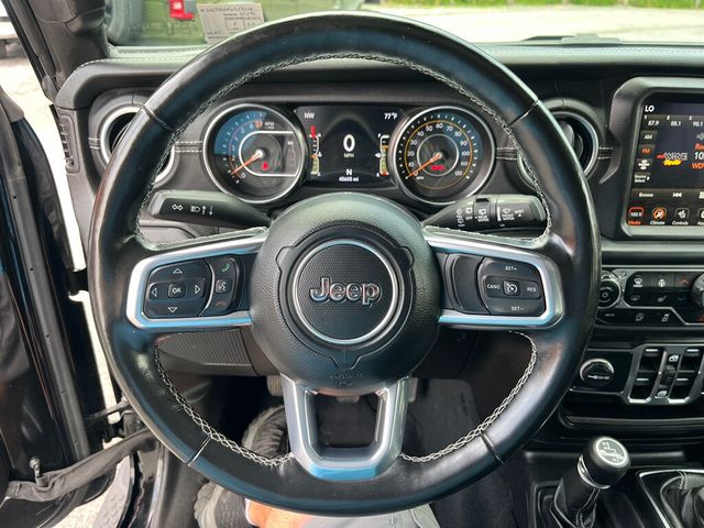 2022 Jeep Wrangler 4 Door Sahara Unlimited Convertible Hard Top 6-speed Manual  - 23035677 - 34