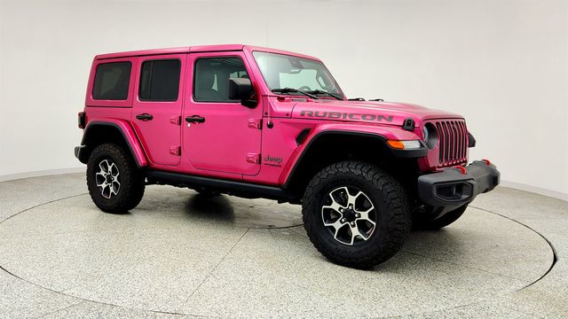 2022 Jeep Wrangler Unlimited Rubicon 4x4 w/ Hard Top, Leather Seats & LED Lighting - 23013182 - 2