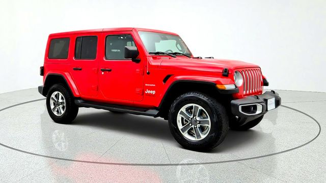 2022 Jeep Wrangler Unlimited Sahara 4x4 w/ Hard Top, Selec-Trac & LED Lighting - 23091901 - 2