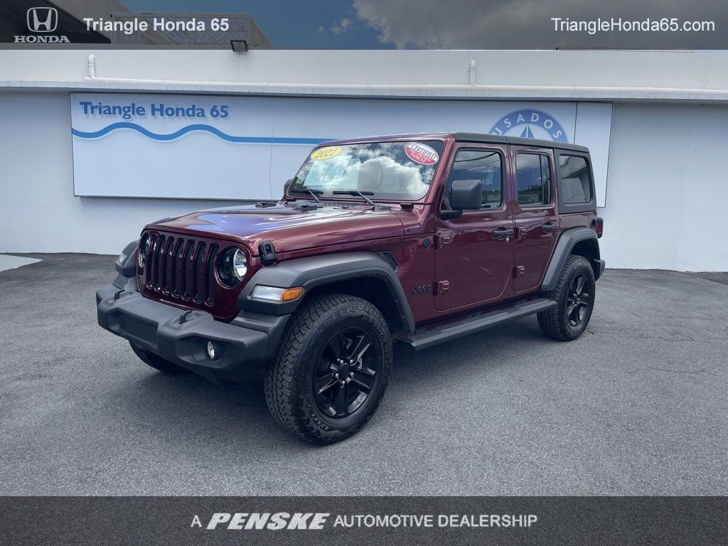 2022 Used Jeep Wrangler Unlimited Sport Altitude 4x4 at   Serving Bloomfield Hills, MI, IID 21864926