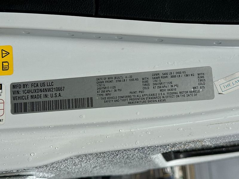 2022 Jeep Wrangler Unlimited Sport S 4x4 - 22955966 - 22