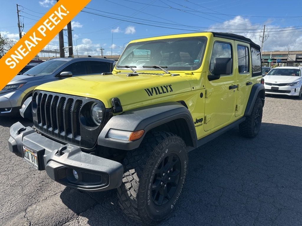 2022 Jeep Wrangler Unlimited Willys 4x4 - 23005414 | Video 1