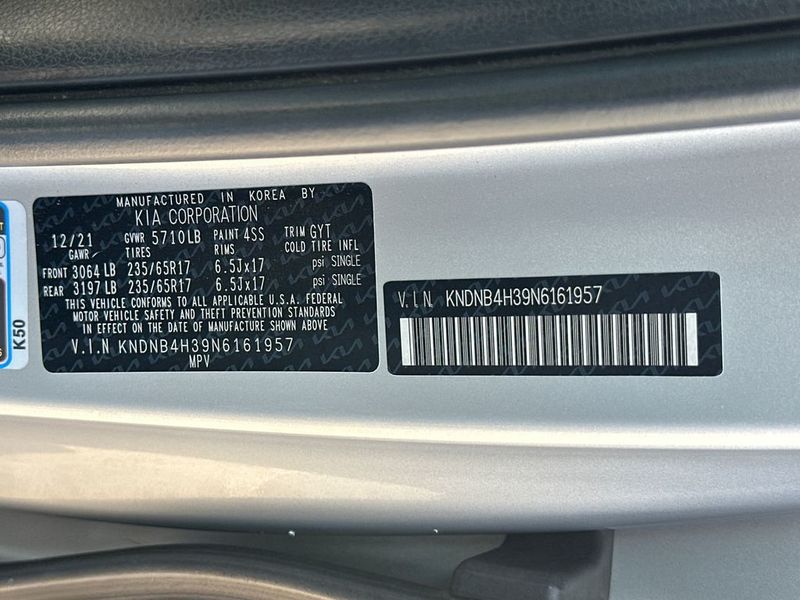 2022 Kia Carnival LXS FWD - 22991692 - 21