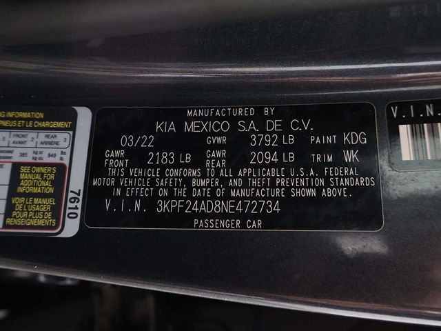 2022 Kia Forte LXS IVT - 23036602 - 45