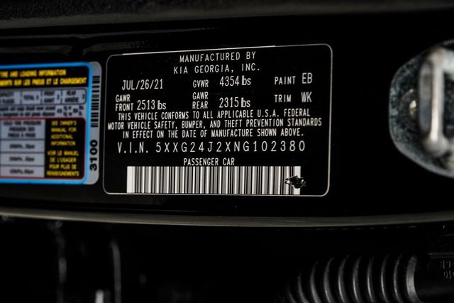 2022 Kia K5 LX Automatic FWD - 22955145 - 36