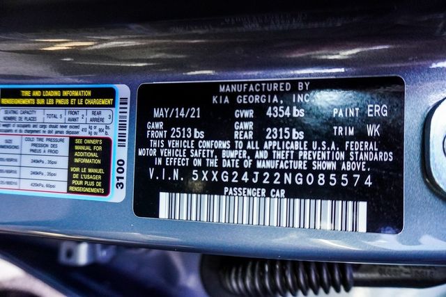 2022 Kia K5 LX Automatic FWD - 22981477 - 40