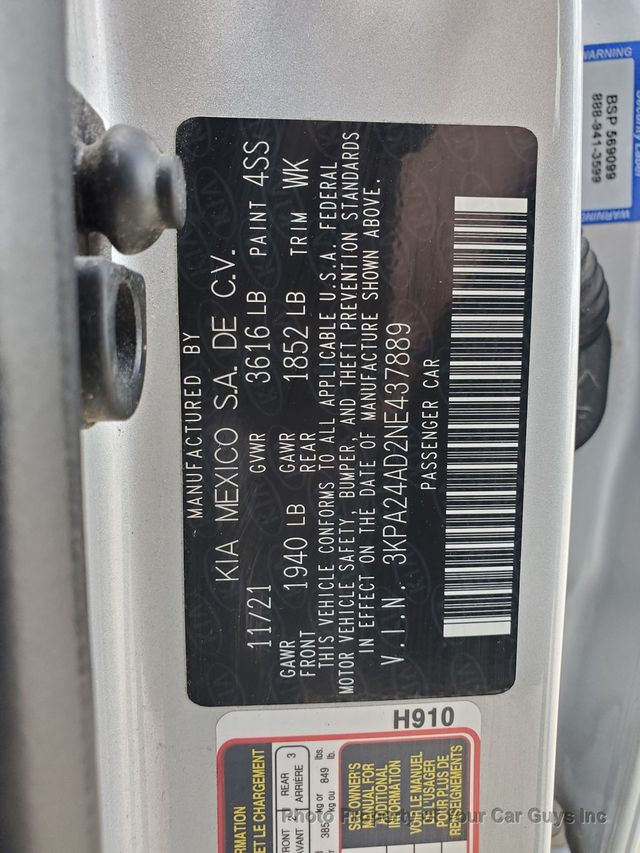 2022 Kia Rio  - 23010376 - 25