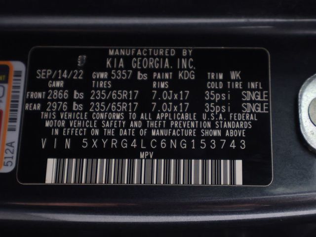 2022 Kia Sorento LX FWD - 23001404 - 46