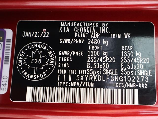 2022 Kia Sorento SX AWD - 22941839 - 62