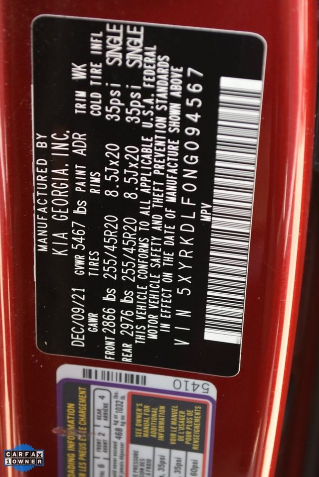 2022 Kia Sorento SX AWD - 22880164 - 37