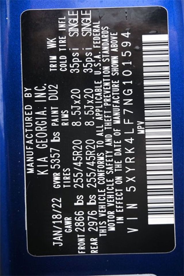 2022 Kia Sorento SX Prestige FWD - 22942997 - 7