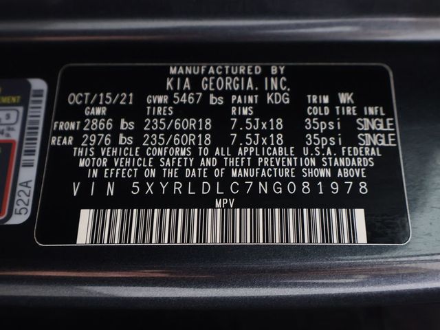 2022 Kia Sorento X-Line S AWD - 23064374 - 56