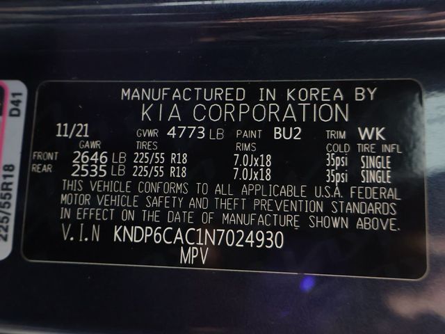 2022 Kia Sportage Nightfall AWD - 23044492 - 51