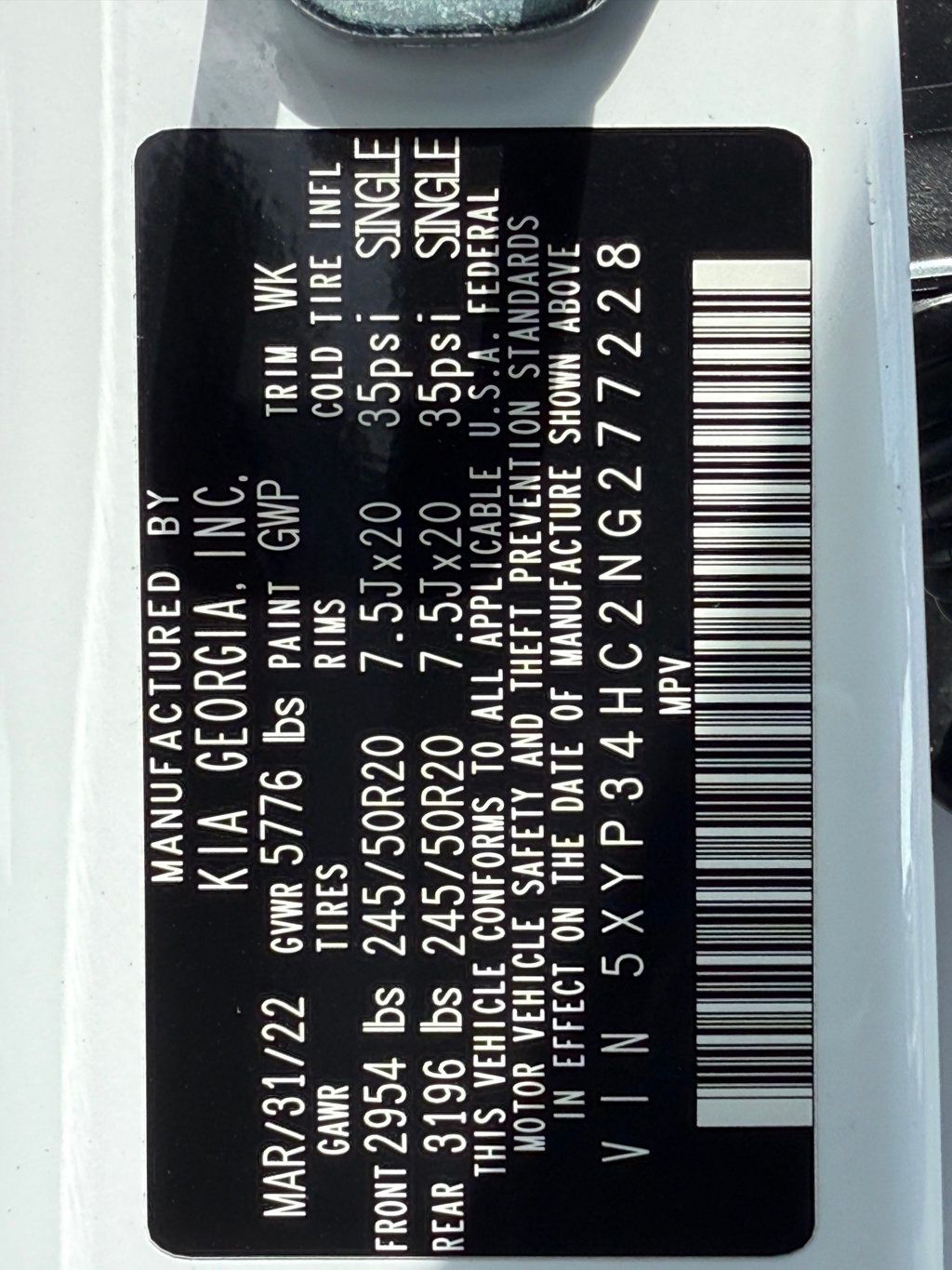 2022 Kia Telluride EX FWD - 22897931 - 45