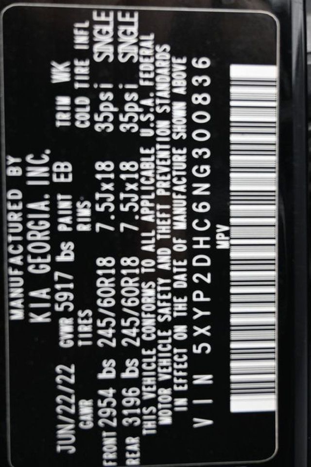 2022 Kia Telluride LX AWD - 22991321 - 3