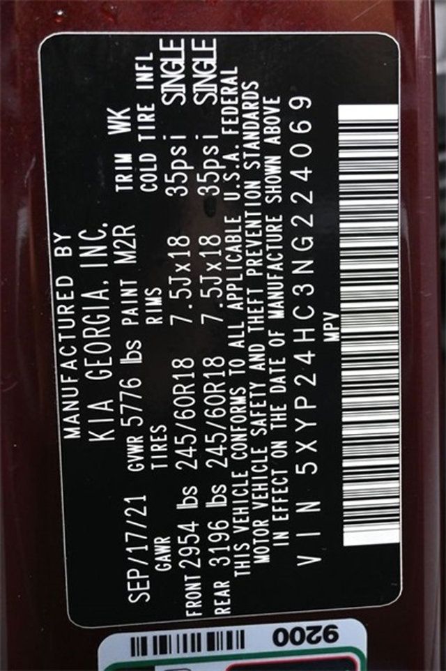 2022 Kia Telluride LX FWD - 22910917 - 3