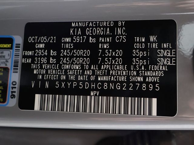 2022 Kia Telluride SX AWD - 23031649 - 66