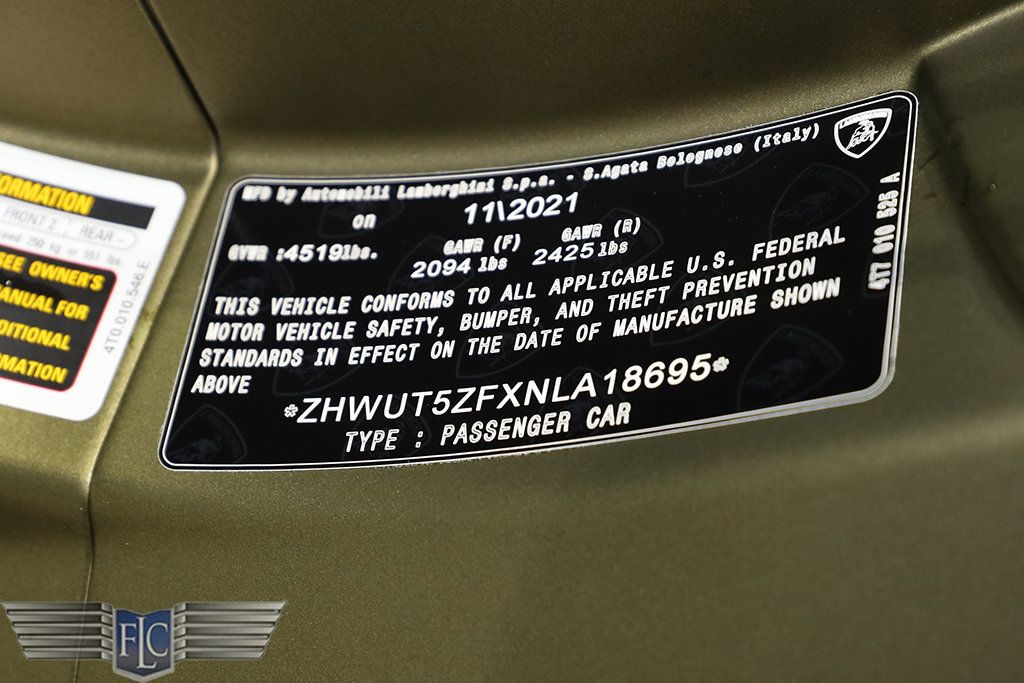 2022 Lamborghini Huracan EVO Spyder RWD - 22989823 - 43