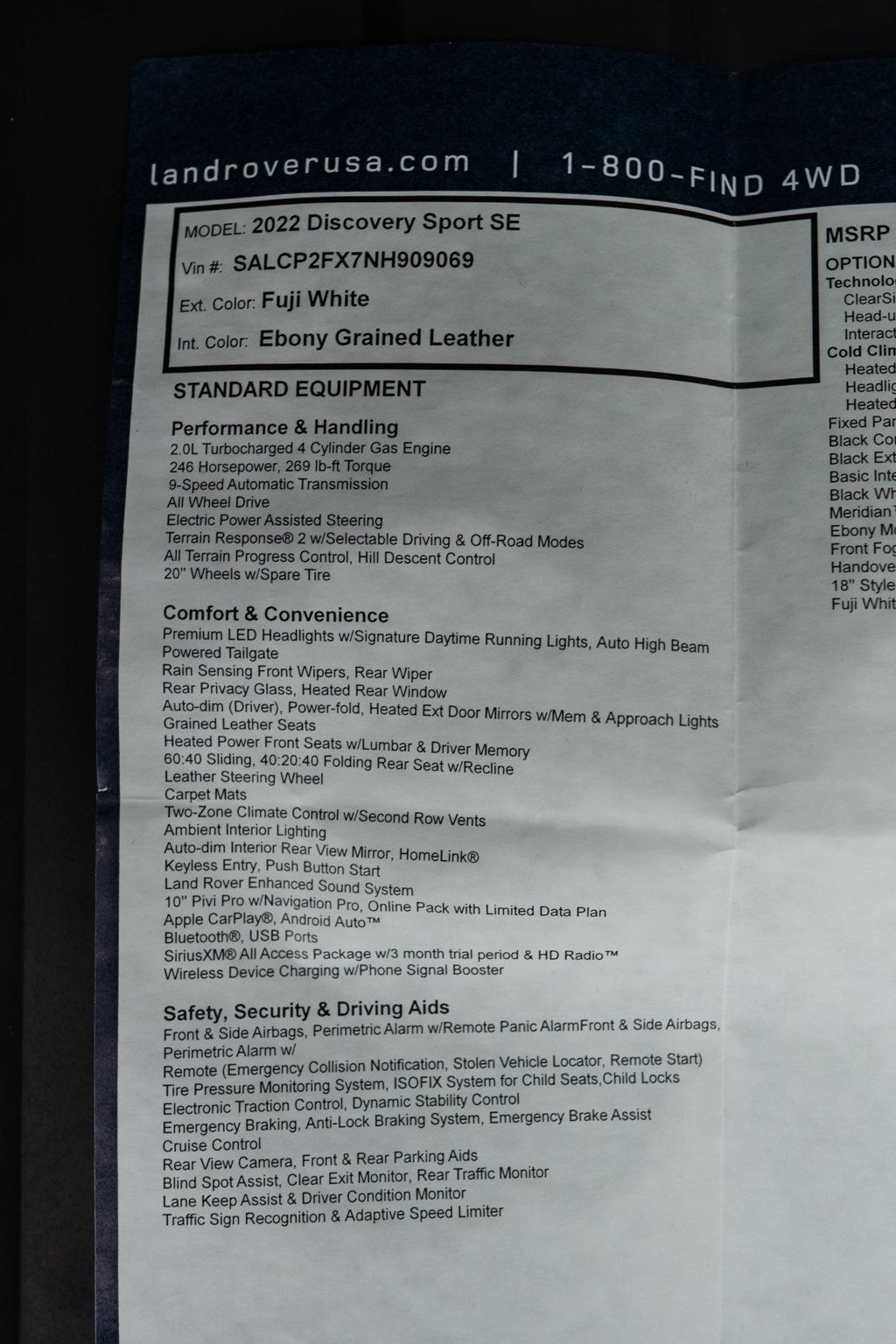 2022 Land Rover Discovery Sport SE 4WD - 22851644 - 51