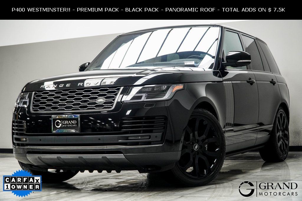 Used 2022 Land Rover Range Rover HSE Wesminster with VIN SALGS2RU7NA472331 for sale in Kennesaw, GA