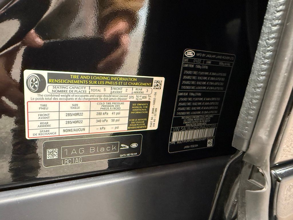 2022 Land Rover Range Rover Sport V8 Supercharged SVR - 22982892 - 61