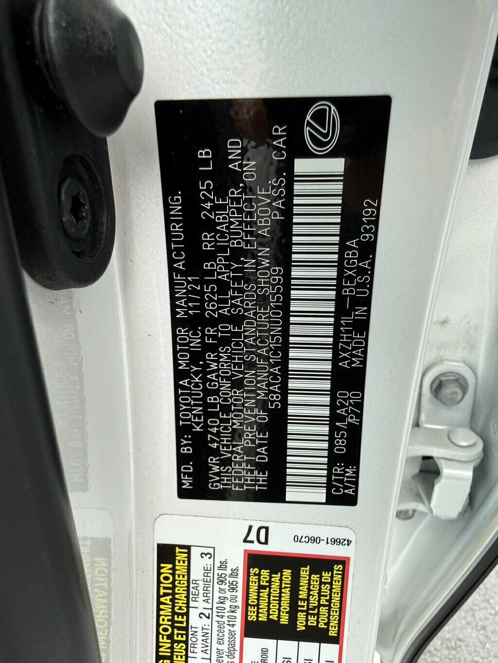 2022 Lexus ES ES 300h FWD - 23084120 - 32