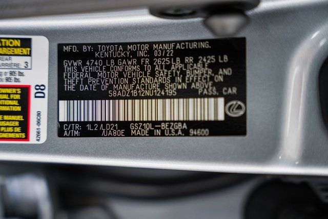 2022 Lexus ES ES 350 FWD - 22346494 - 45