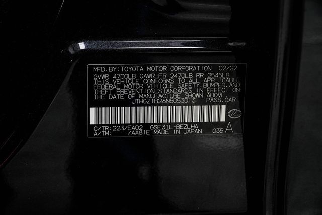 2022 Lexus IS IS 350 F SPORT RWD - 23005935 - 42