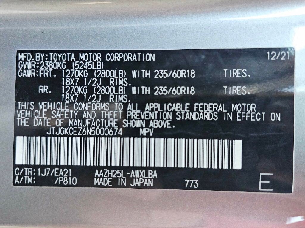 2022 Lexus NX NX 350h Premium AWD - 22929556 - 38