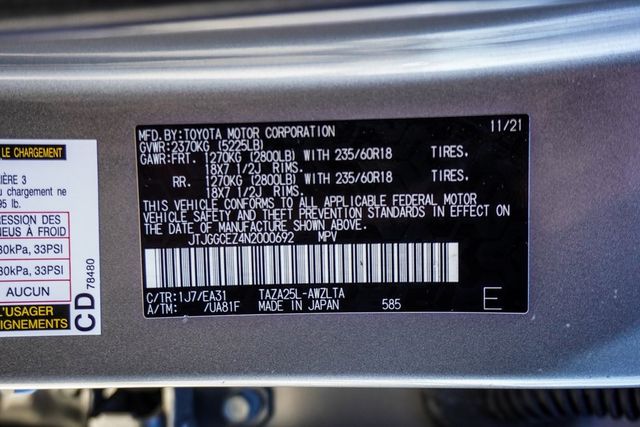 2022 Lexus NX NX 350 Premium AWD - 22960912 - 44