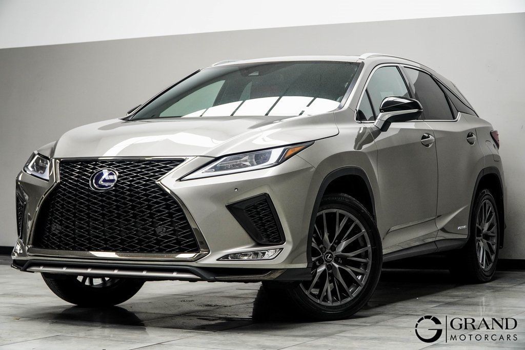 Used 2022 Lexus RX Hybrid 450h F SPORT with VIN 2T2SGMDA5NC087918 for sale in Kennesaw, GA